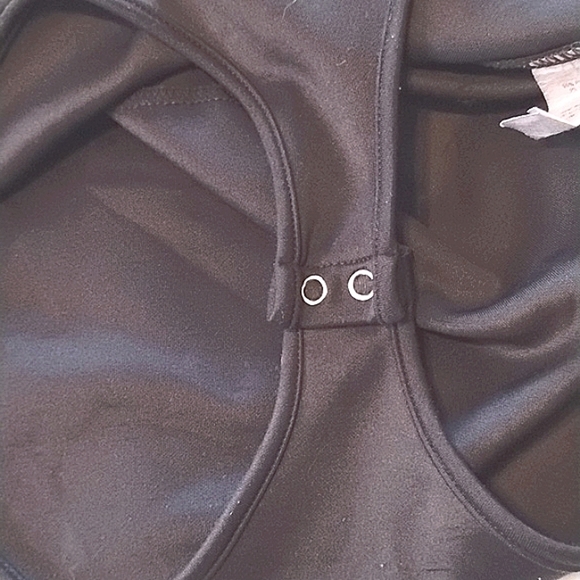 Forever 21 Woman's Black Plunging V Neck Sheer Mesh Bodysuit High Waist, Size: S - Picture 7 of 7